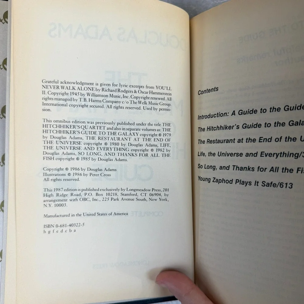 The More Than Complete Hitchhikers Guide Douglas Adams Unabridged Hardcover‎